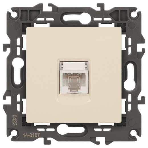 Розетка Ethernet RJ-45 без рамки Эра Эра Elegance 14-3107-02