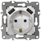 Розетка с заземлением и со шторкой и 2хUSB, без рамки Эра Эра Elegance 14-4109-01
