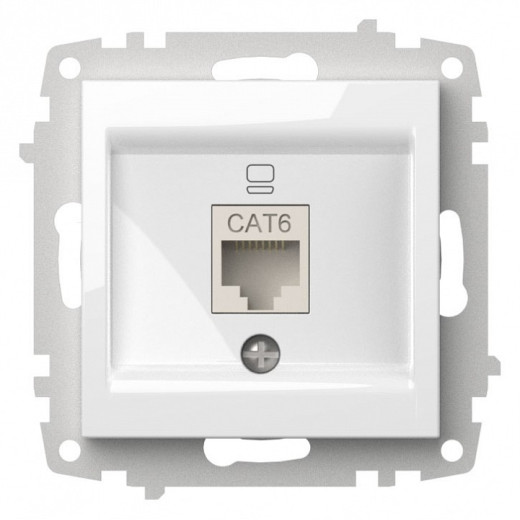 Розетка Ethernet RJ-45 без рамки Elbi Eleсtriс Zena Vega 609-015600-247