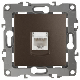 Розетка Ethernet RJ-45 без рамки Эра Эра 12 12-3107-13