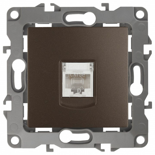 Розетка Ethernet RJ-45 без рамки Эра Эра 12 12-3107-13