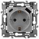 Розетка с заземлением и со шторкой и 2хUSB, без рамки Эра Эра 12 12-4108-03