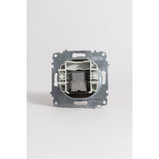 ТВ-розетка проходная без рамки Elbi Eleсtriс Zena Vega 609-011400-272