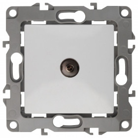 ТВ-розетка проходная без рамки Эра Эра 12 12-3102-01