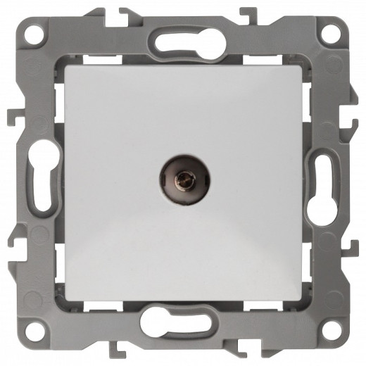 ТВ-розетка проходная без рамки Эра Эра 12 12-3102-01