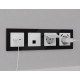 Розетка Ethernet RJ-45 и со шторками, без рамки Ambrella Volt ALFA MA132005