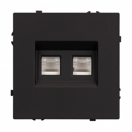 Розетка двойная Ethernet RJ-45 без рамки Arlight SCT 054313