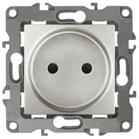 Розетка без заземления, без рамки Эра Эра 12 12-2105-15
