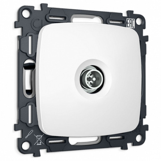 ТВ-розетка оконечная без рамки Ambrella Volt OMEGA MO133005