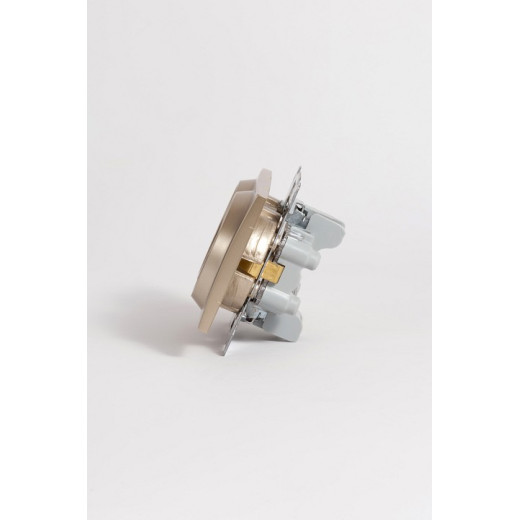 Розетка двойная с заземлением, без рамки Elbi Eleсtriс Zena Vega 609-011400-907