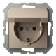 Розетка влагозащищенная с заземлением с крышкой, без рамки LIREGUS EPSILON 28-313