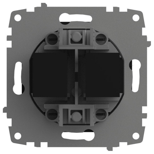 Розетка двойная Ethernet RJ-45 без рамки Elbi Eleсtriс Zena Vega 609-014800-248