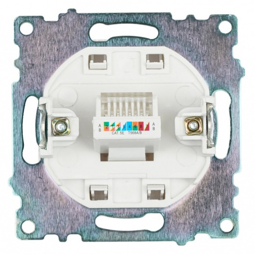 Розетка Ethernet RJ-45 без рамки Stekker Катрин 39305