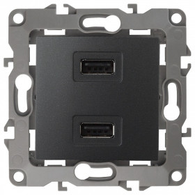 Розетка USB, без рамки Эра Эра 12 12-4110-05