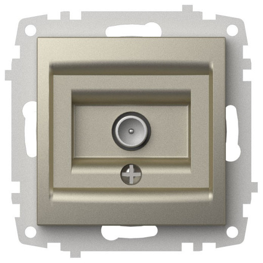 ТВ-розетка оконечная без рамки Elbi Eleсtriс Zena Vega 609-011400-273