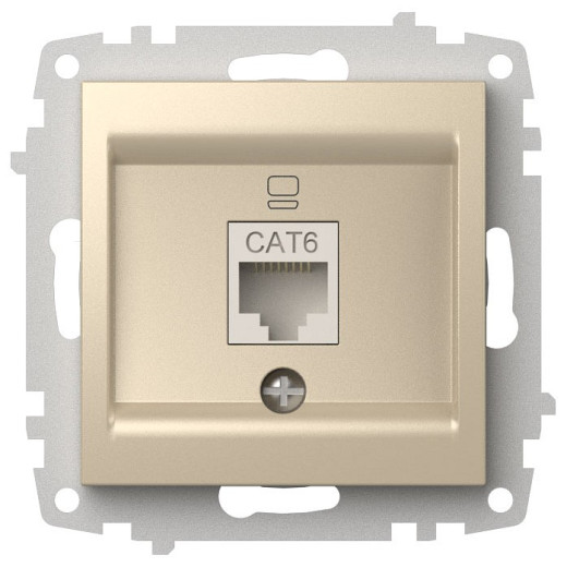 Розетка Ethernet RJ-45 без рамки Elbi Eleсtriс Zena Vega 609-012500-247