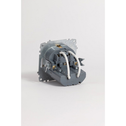 Розетка с заземлением и со шторкой и 2хUSB type A, без рамки Elbi Eleсtriс Zena Vega 609-011000-317