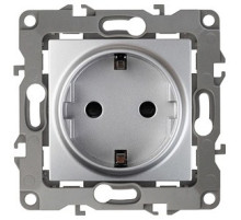 Розетка с заземлением, без рамки Эра Эра 12 12-2001-03
