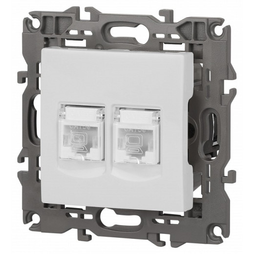 Розетка Ethernet RJ-45 без рамки Эра Эра Elegance 14-3108-01