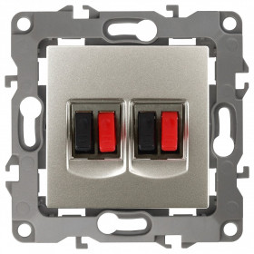 Розетка акустическая без рамки Эра Эра 12 12-3112-15