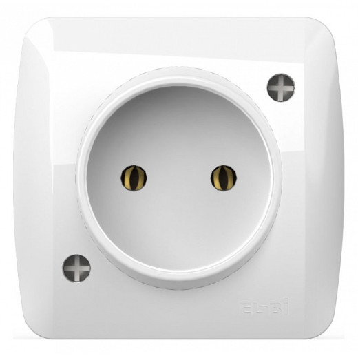 Розетка без заземления Elbi Eleсtriс Alsu 7 504-010200-215