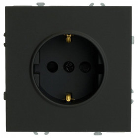 Розетка с заземлением и со шторкой, без рамки Stekker Эмили 50251