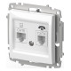 Розетка двойная RJ-12 и Ethernet RJ-45, без рамки Elbi Eleсtriс Zena Vega 609-015600-249