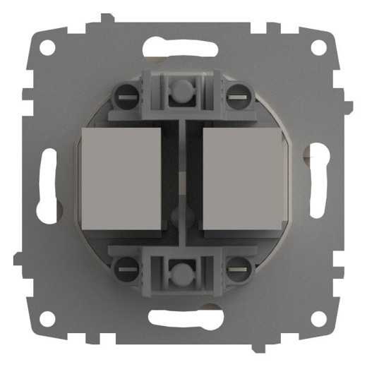 Розетка двойная Ethernet RJ-45 без рамки Elbi Eleсtriс Zena Vega 609-010300-248