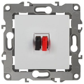 Розетка акустическая без рамки Эра Эра 12 12-3111-01