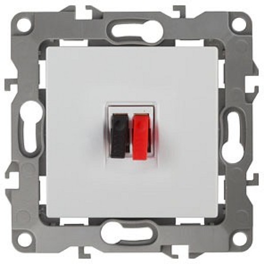 Розетка акустическая без рамки Эра Эра 12 12-3111-01