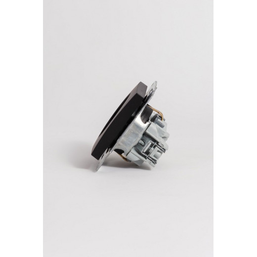 Розетка с заземлением и со шторкой, без рамки Elbi Eleсtriс Zena Vega 609-014800-243