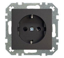 Розетка с заземлением и со шторкой, без рамки LIREGUS RETRO 29-225