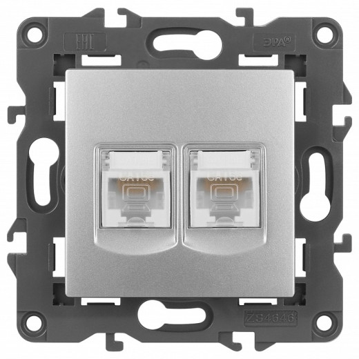 Розетка Ethernet RJ-45 без рамки Эра Эра Elegance 14-3108-03