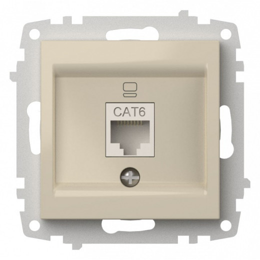 Розетка Ethernet RJ-45 без рамки Elbi Eleсtriс Zena Vega 609-010300-247