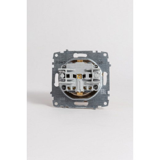 Розетка с заземлением и со шторкой, без рамки Elbi Eleсtriс Zena Vega 609-011400-243