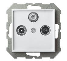 ТВ-розетка и SAT-розетка оконечная без рамки LIREGUS EPSILON 28-028