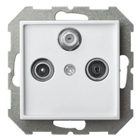 ТВ-розетка и SAT-розетка оконечная без рамки LIREGUS EPSILON 28-028
