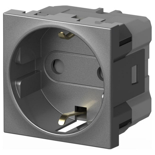 Розетка с заземлением, без рамки Elbi Eleсtriс Moda Vox 611-041032-217