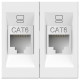 Розетка двойная Ethernet RJ-45 без рамки Elbi Eleсtriс Moda Vox 611-040232-248