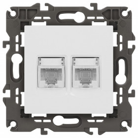 Розетка Ethernet RJ-45 без рамки Эра Эра Elegance 14-3108-01