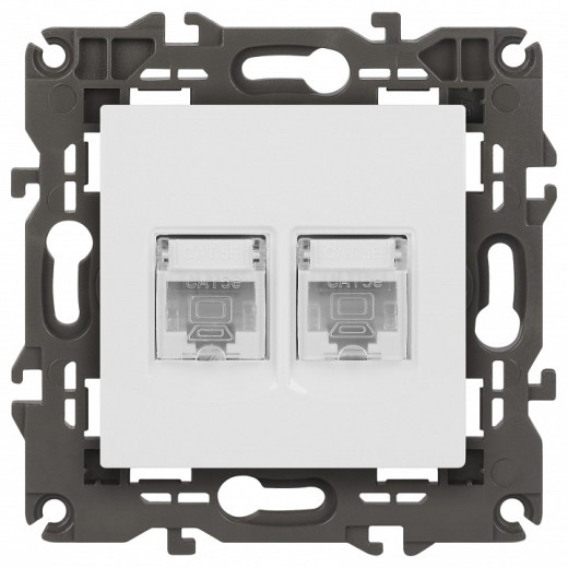 Розетка Ethernet RJ-45 без рамки Эра Эра Elegance 14-3108-01