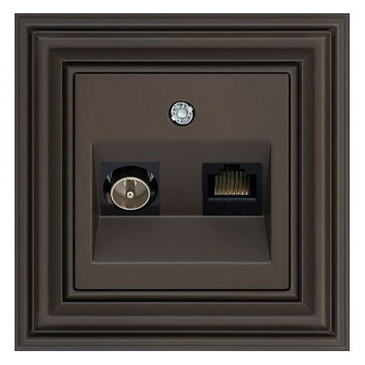 ТВ-розетка без рамки LIREGUS RETRO 29-034