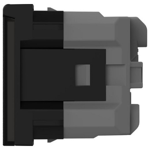 Розетка с заземлением с крышкой, без рамки Elbi Eleсtriс Moda Vox 611-044832-218