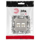 Розетка двойная Ethernet RJ-45 без рамки Эра Эра 12 12-3108-16