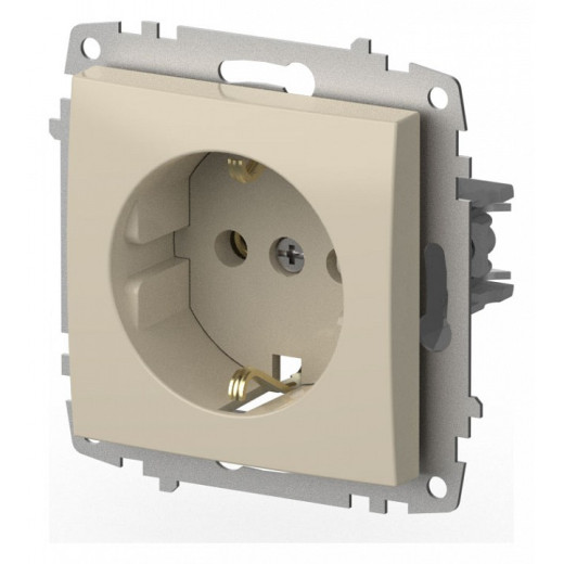 Розетка с заземлением, без рамки Elbi Eleсtriс Zena Vega 609-010300-217