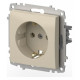 Розетка с заземлением, без рамки Elbi Eleсtriс Zena Vega 609-010300-217