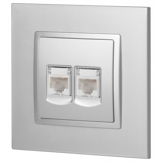 Розетка Ethernet RJ-45 без рамки Эра Эра Elegance 14-3108-03