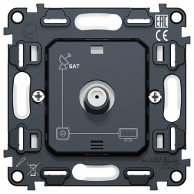 Механизм ТВ-розетки и SAT-розетки Ambrella Volt QUANT VM215