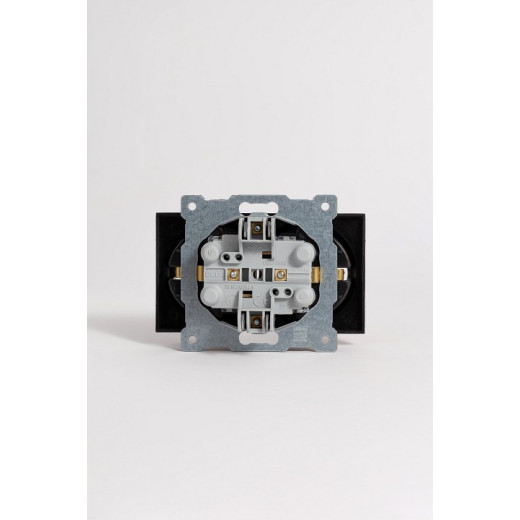 Розетка двойная с заземлением, без рамки Elbi Eleсtriс Zena Vega 609-011100-907