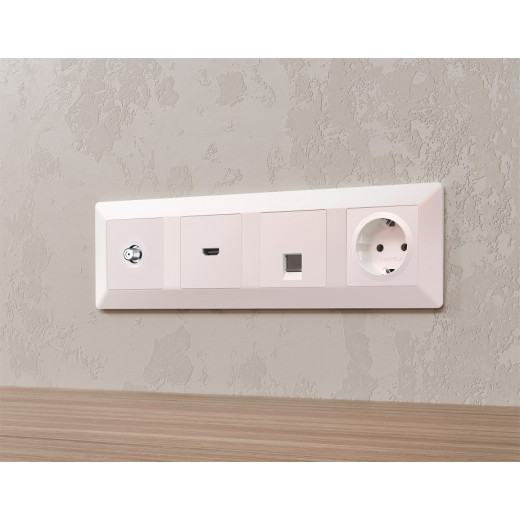 ТВ-розетка без рамки Ambrella Volt ALFA MA213050